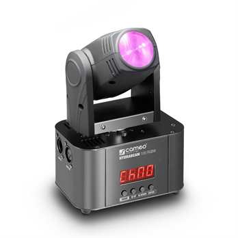 Hydrabeam 100 RGBW, 10 Watt Moving Head Der neue Movinghead von Cameo ist mit einer 10 Watt starken Quad LED von Cree entwickelt worden und ist somit sehr hell. Das Gerät kann eine Pan Bewegung von bis zu 540 Grad und eine Tilt Bewegung von bis zu Hydrabeam 100 RGBW, 10 Watt Moving Head Der neue Movinghead von Cameo ist mit einer 10 Watt starken Quad LED von Cree entwickelt worden und ist somit sehr hell. Das Gerät kann eine Pan Bewegung von bis zu 540 Grad und eine Tilt Bewegung von bis zu