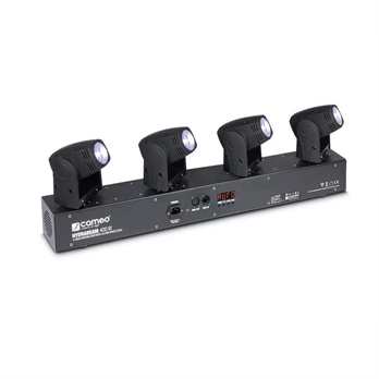 HYDRABEAM 400 W - Lichtanlage mit 4 Moving Heads Lichtanlage mit 4 ultraschnellen 10 W Lumi-Engin-LED Moving Heads Der Cameo HydraBeam 400 White ist eine Lichtanlage mit 4 ultraschnellen Moving Heads, die unabhängig voneinander gesteuert werden HYDRABEAM 400 W - Lichtanlage mit 4 Moving Heads Lichtanlage mit 4 ultraschnellen 10 W Lumi-Engin-LED Moving Heads Der Cameo HydraBeam 400 White ist eine Lichtanlage mit 4 ultraschnellen Moving Heads, die unabhängig voneinander gesteuert werden