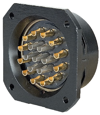 Amphenol Socapex 19 Pin Chassis-Anschluß female