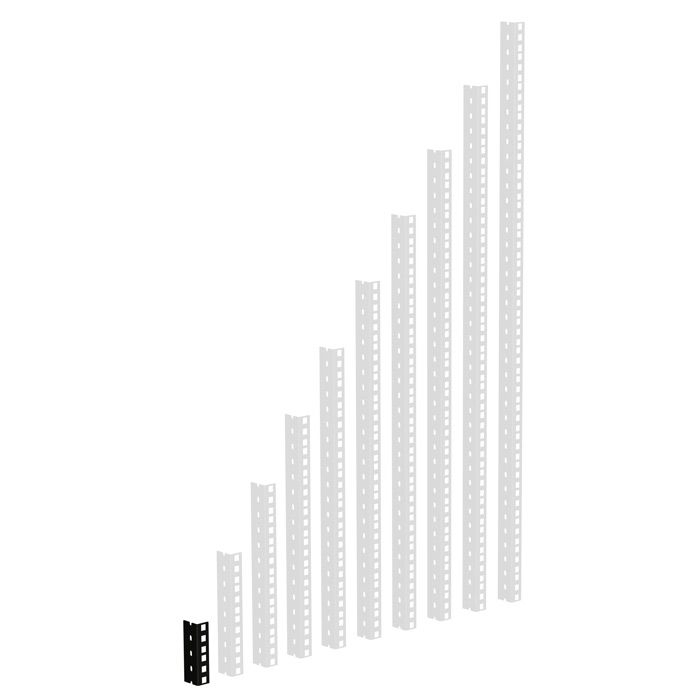 Adam Hall 61535B2 HD Rackschiene schwarz 2HE