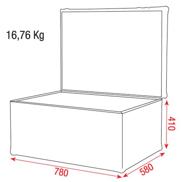 DAP Audio Stack Case 4 - UCA-SC4