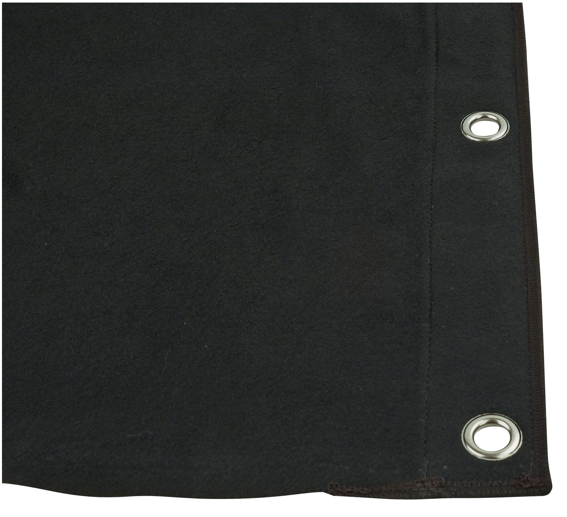 Showtec Dekomolton Backdrop, Black 300 x 600cm