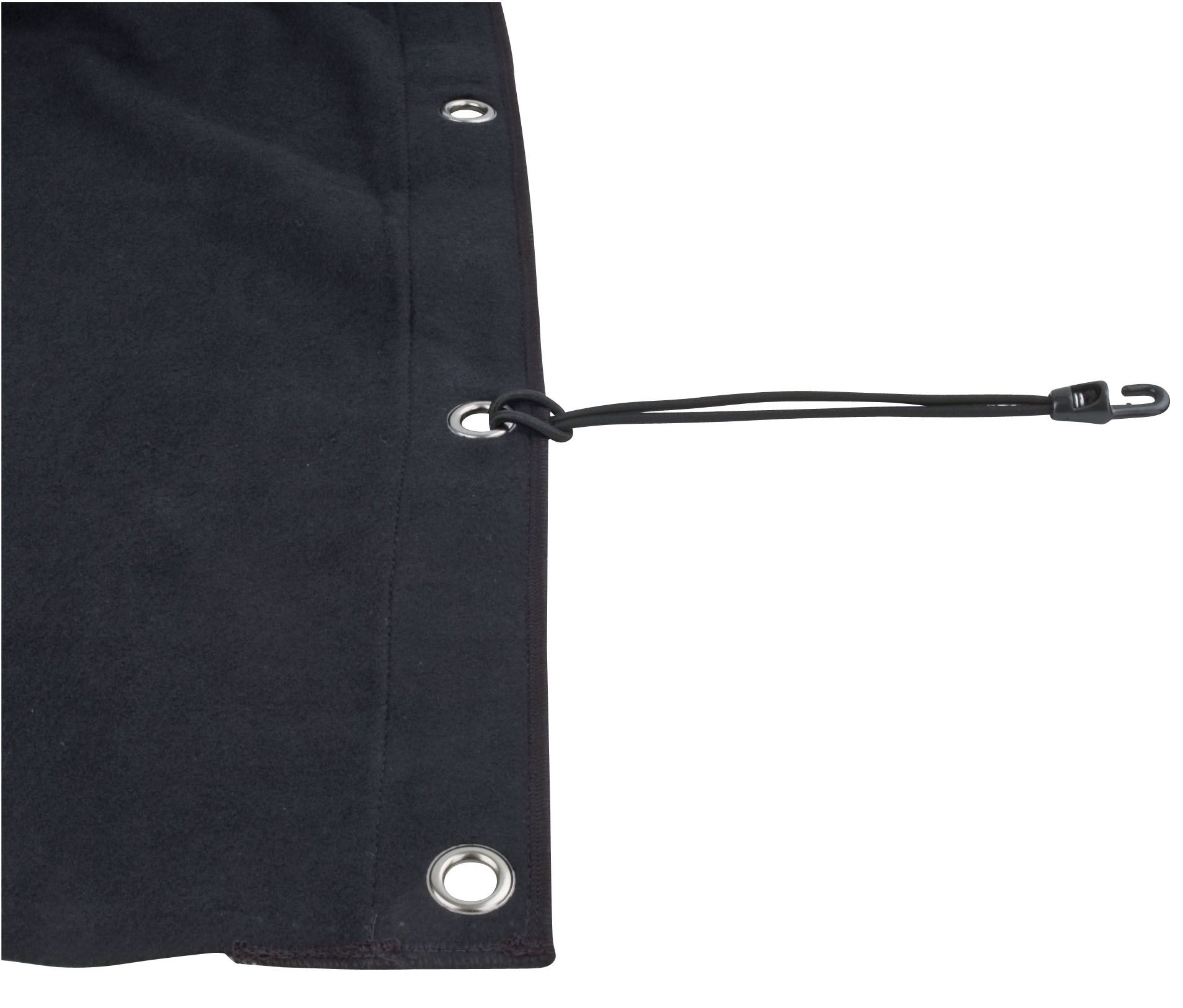 Showtec Dekomolton Backdrop, Black 400 x 300cm