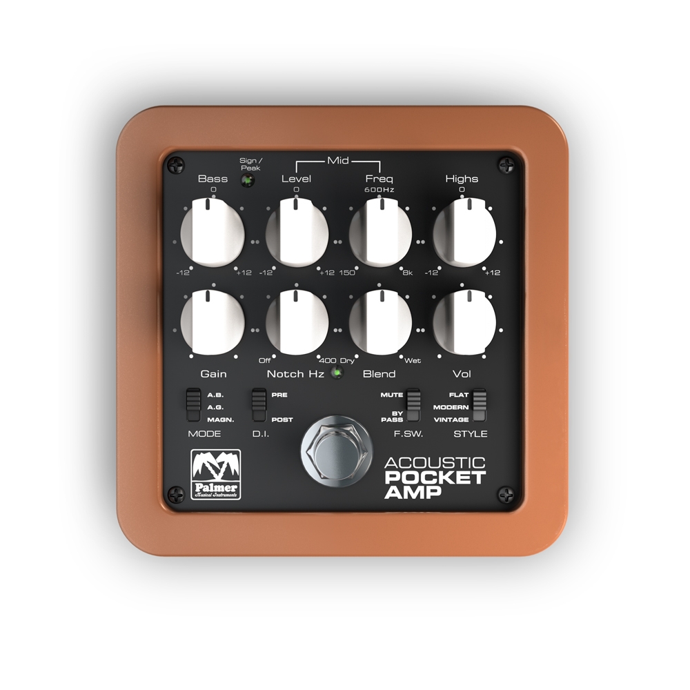 Palmer MI POCKET AMP ACOUSTIC Portabler Preamp