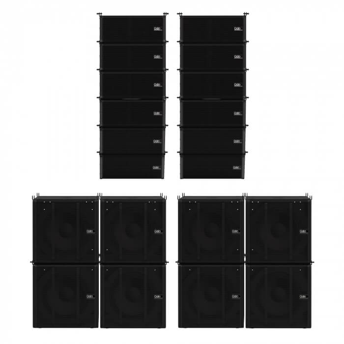 Odin Array Set mit 12x Sat 8xSub Cases & Zubehör