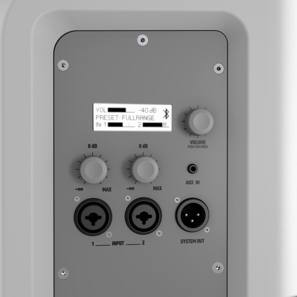 LD Systems ICOA15ABT Lautsprecher+Bluetooth weiß