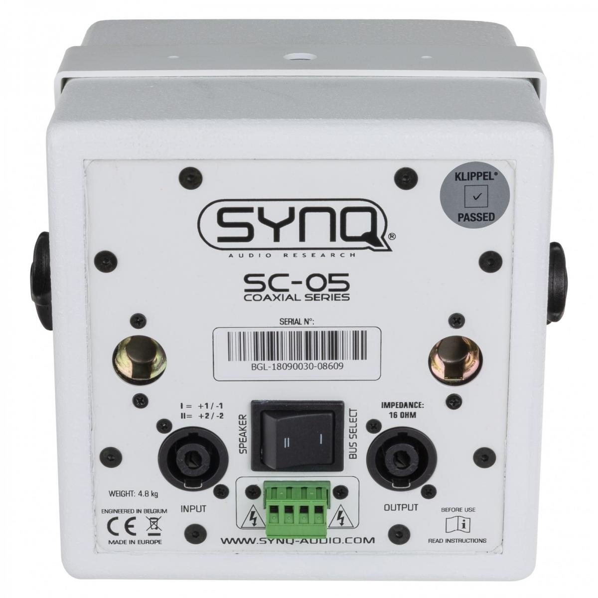 SYNQ SC-05 weiß 5 Zoll Koaxial Lautsprecher