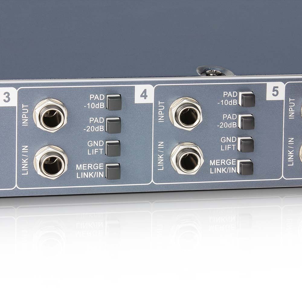 Palmer Pro PAN16, 8 Kanal 19 Zoll passive DI-Box