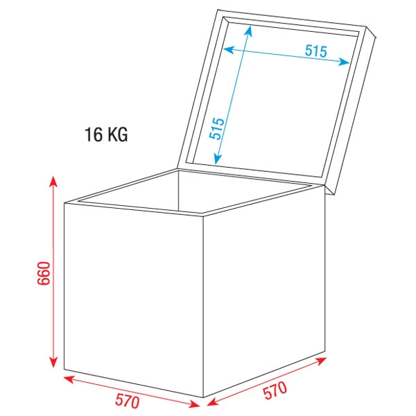 Case für 50cm Spiegelkugel