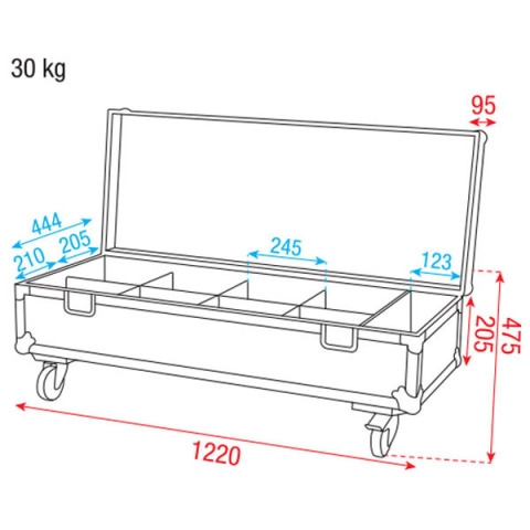 DAP LCA-SPE1 Case for 8x Spectral spot