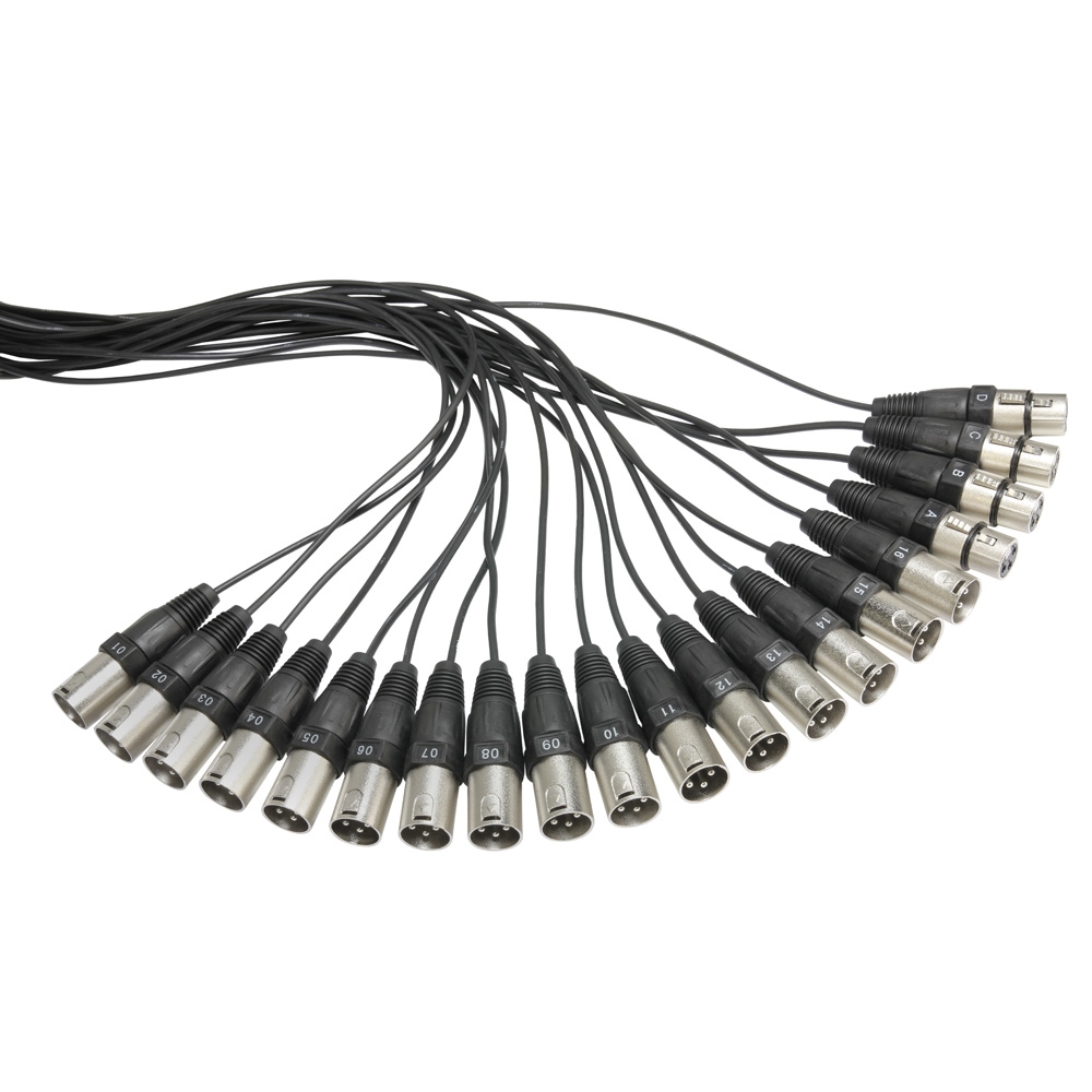 Adam Hall Multicore mit Stagebox 16/4 30 Meter