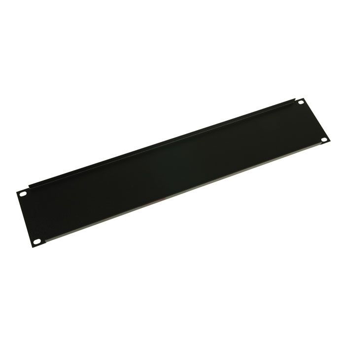 Adam Hall 19 Zoll Rackblende Stahl 2HE schwarz