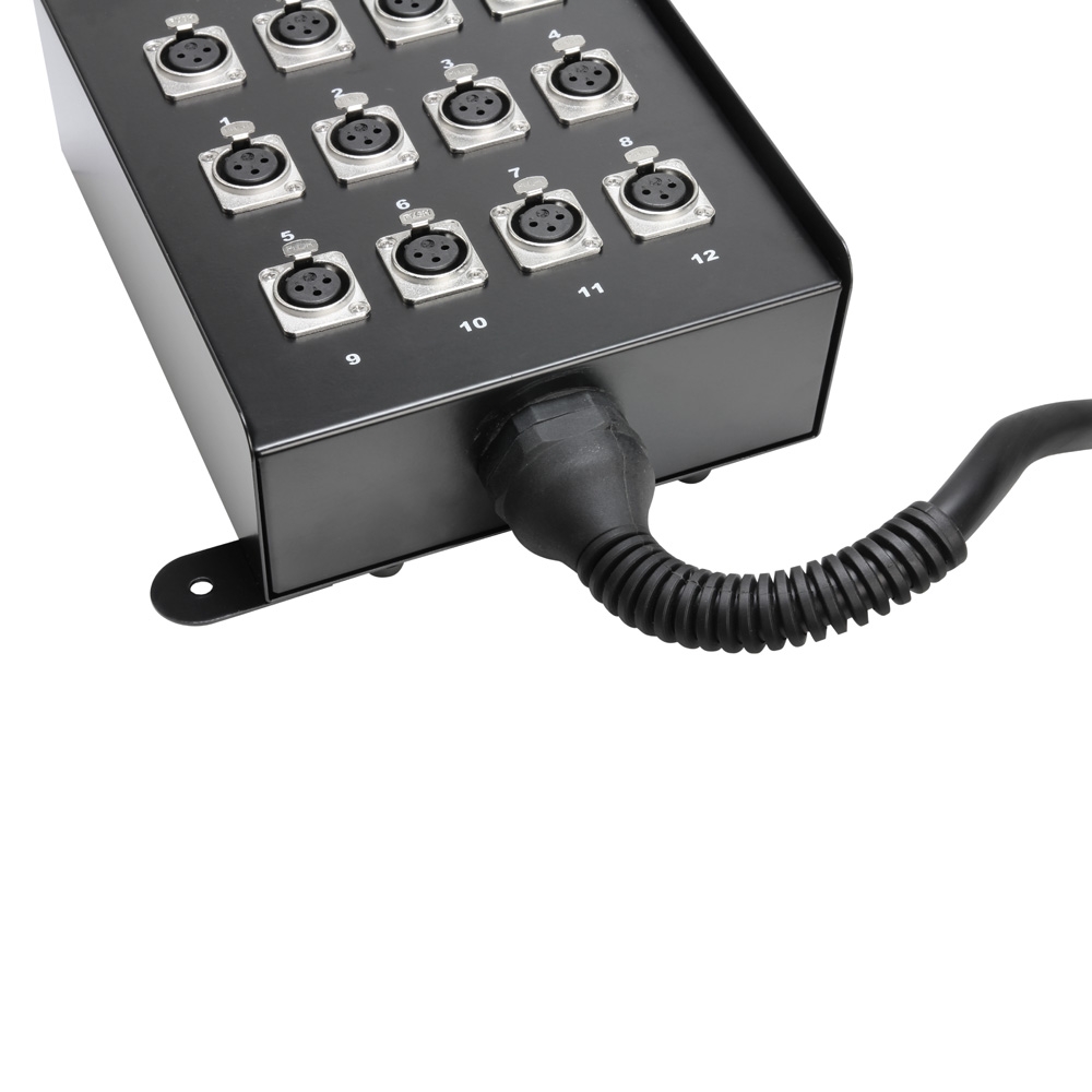 Adam Hall Multicore mit Stagebox 12, 10 Meter