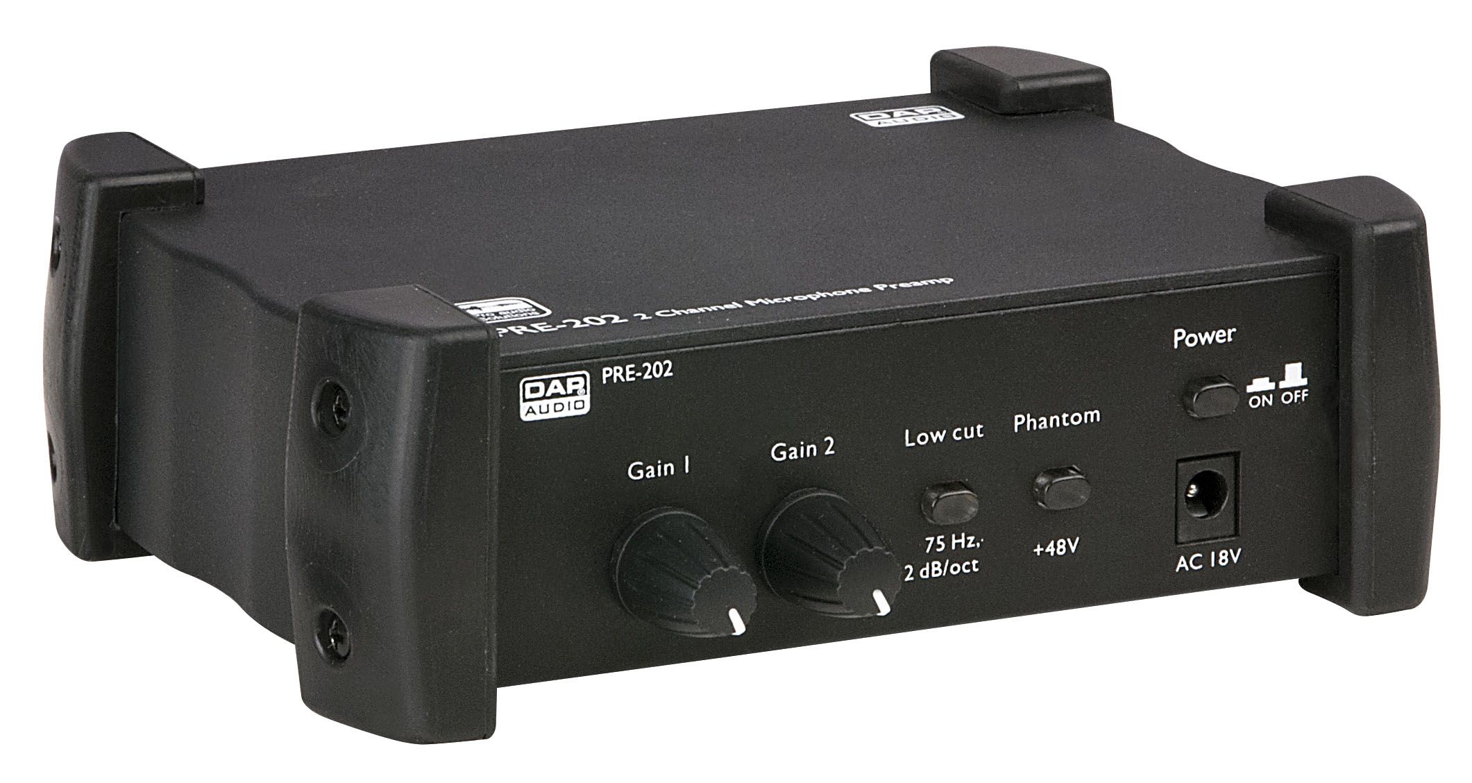 DAP-Audio PRE-202 2 Channel Microphone Preamp