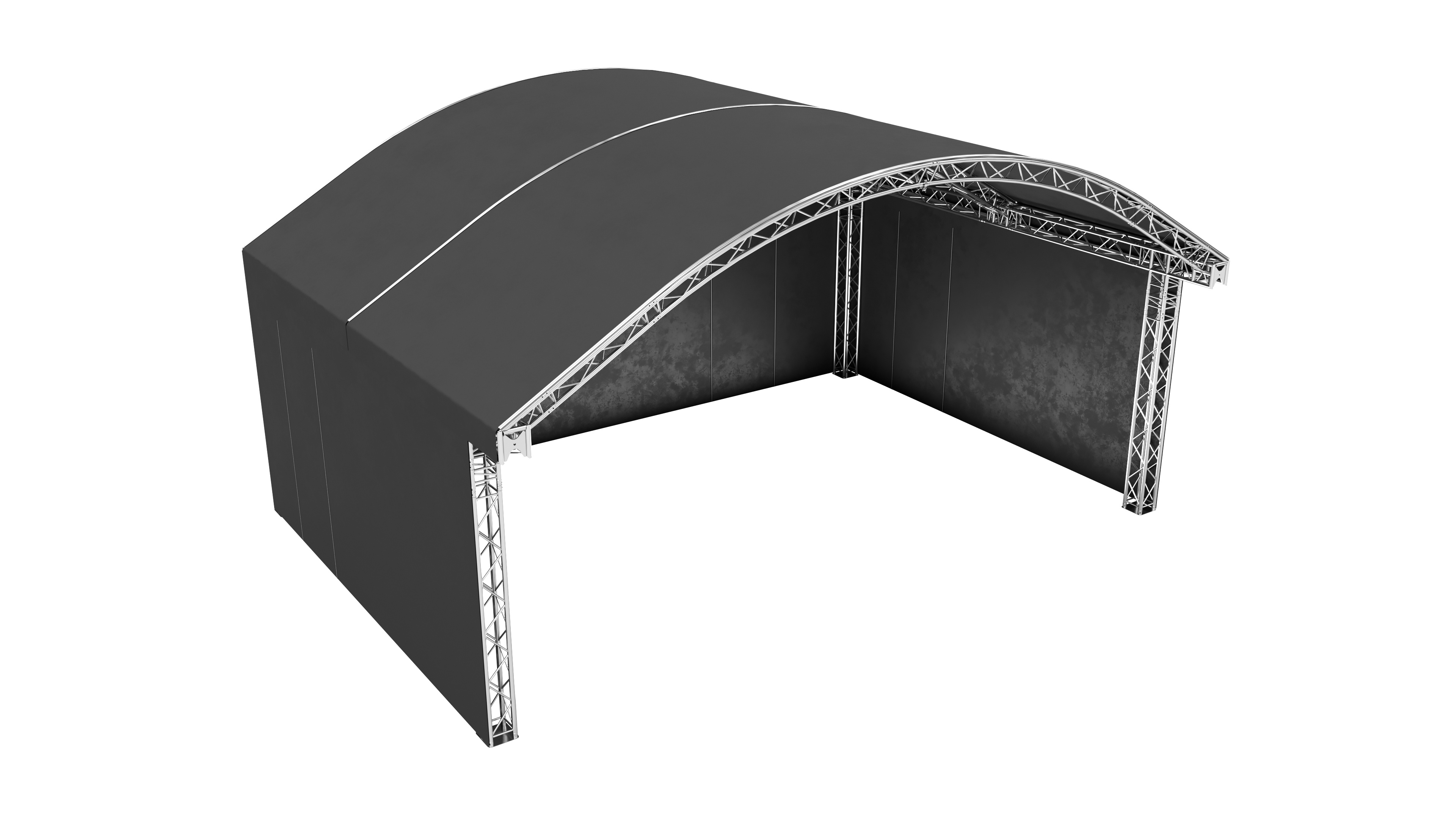 Global Truss Rundbogenbühne 8x6m Traversensystem