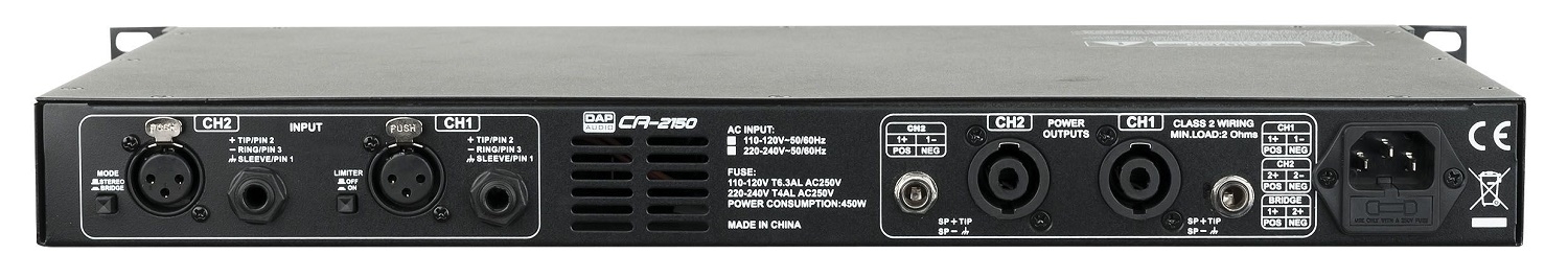 DAP-Audio CA-2150 2 Channel Compact Amp