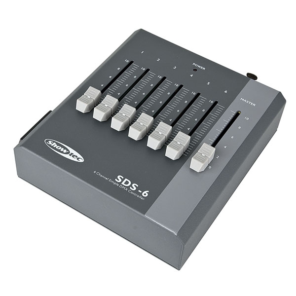 Showtec SDS-6 6-Kanal DMX Handcontroller