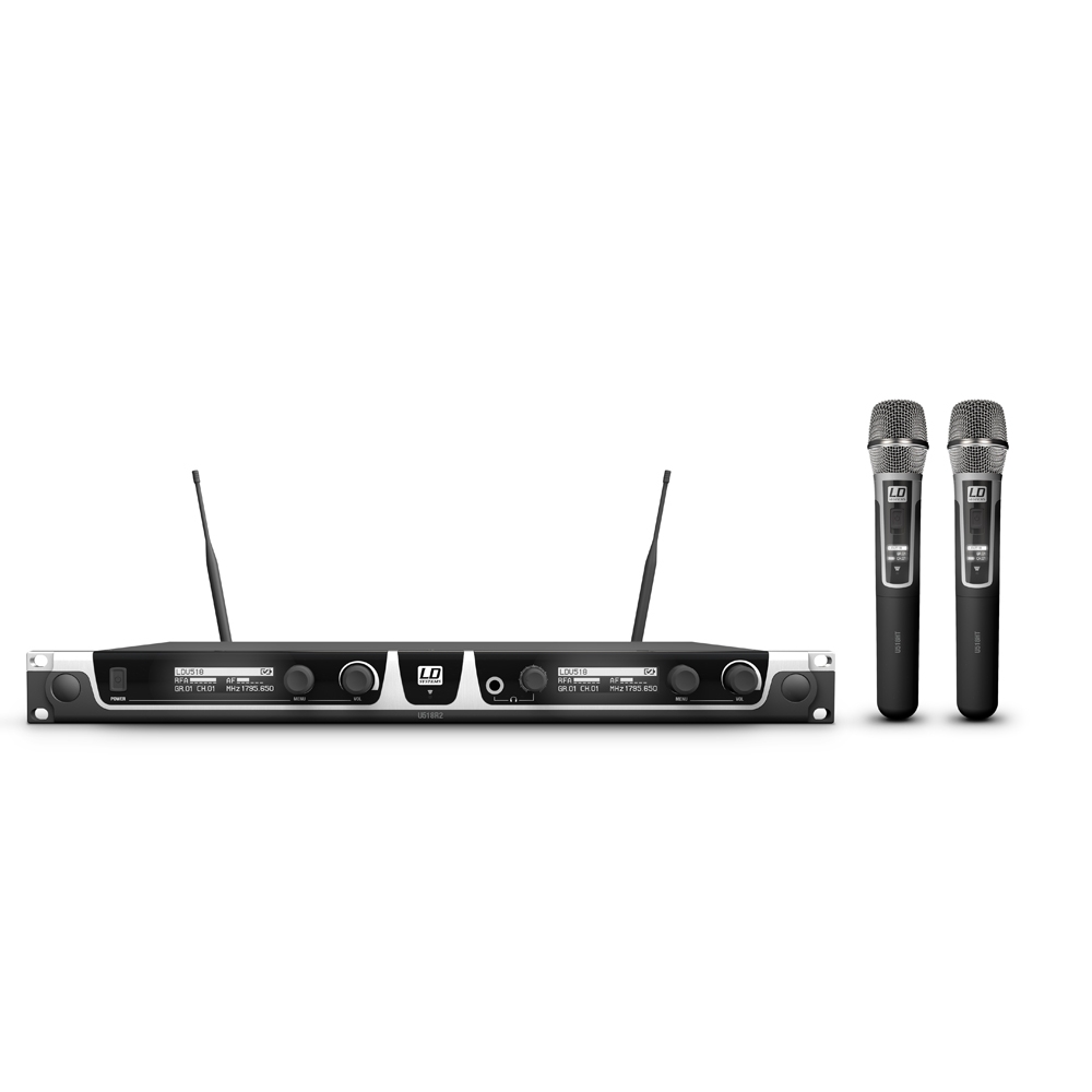 LD Systems U518HHC2 Funkset mit 2xKondensatormikro