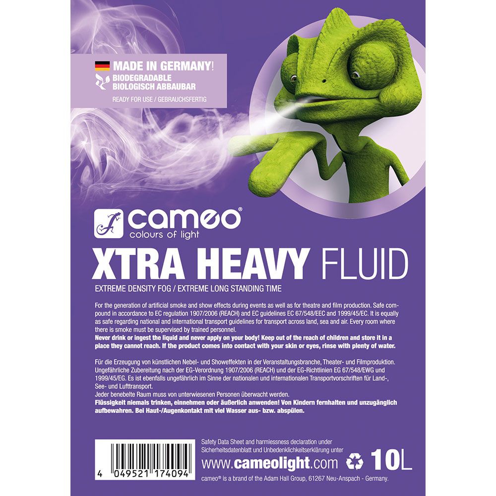 Cameo X-TRA HEAVY FLUID 10L hohe Dichte lange Stan