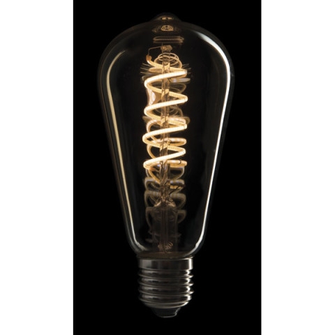 Showtec LED Filament Bulb E27,5W, Dimmbar, Gold