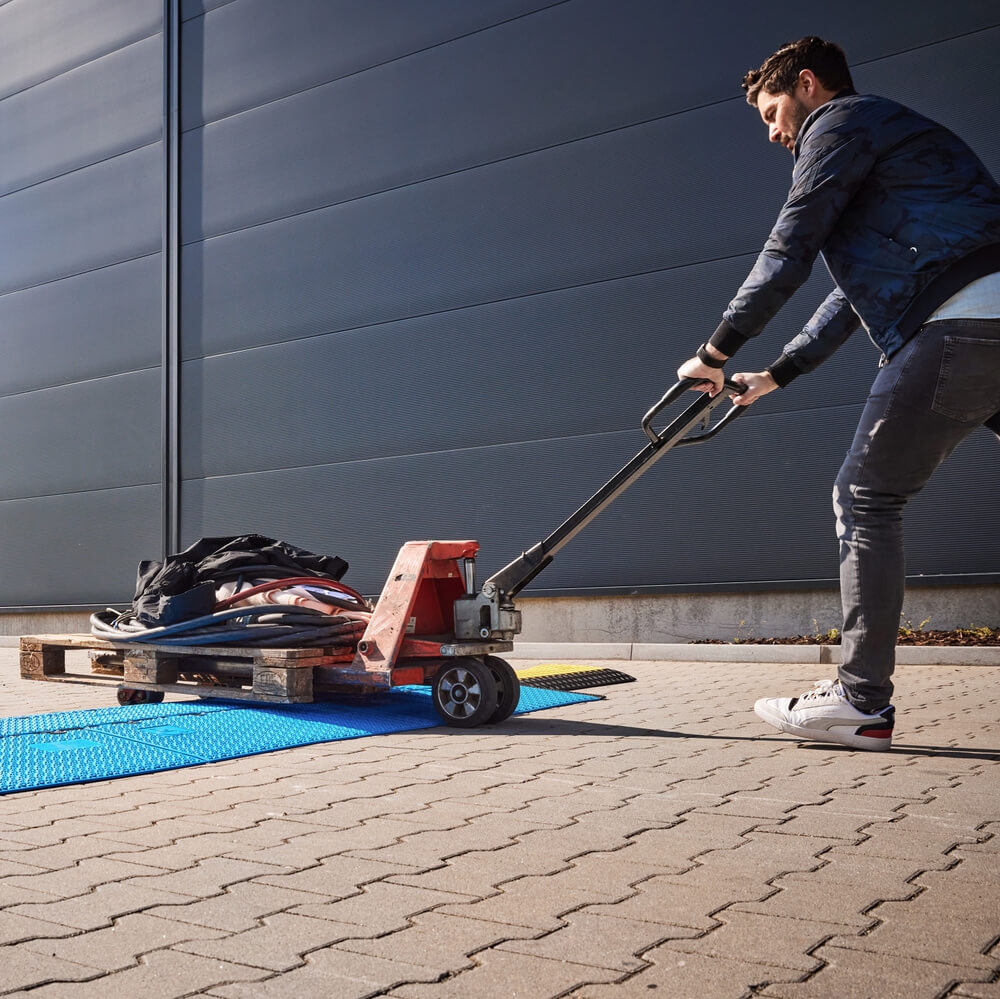 Defender Midi 5 2D Blu Modulsystem Rollstuhlrampe