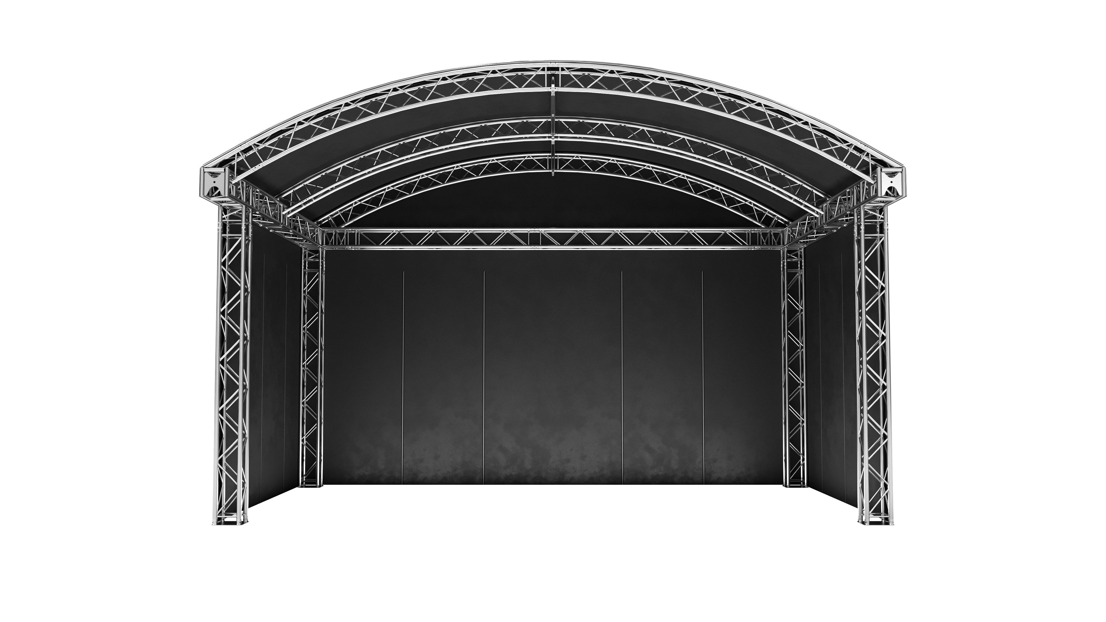 Global Truss Rundbogenbühne 6x4m Traversensystem