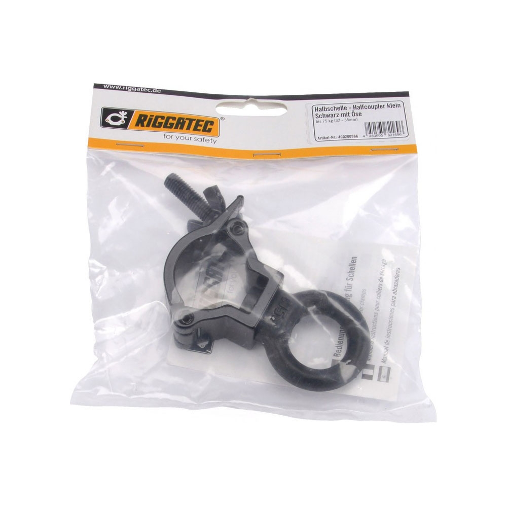 RIGGATEC 400200966 Halfcoupler klein mit Öse