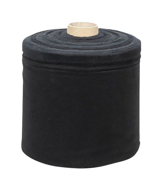 WENTEX DEKO-MOLTON, Schwarz, 60m x 20cm Rolle