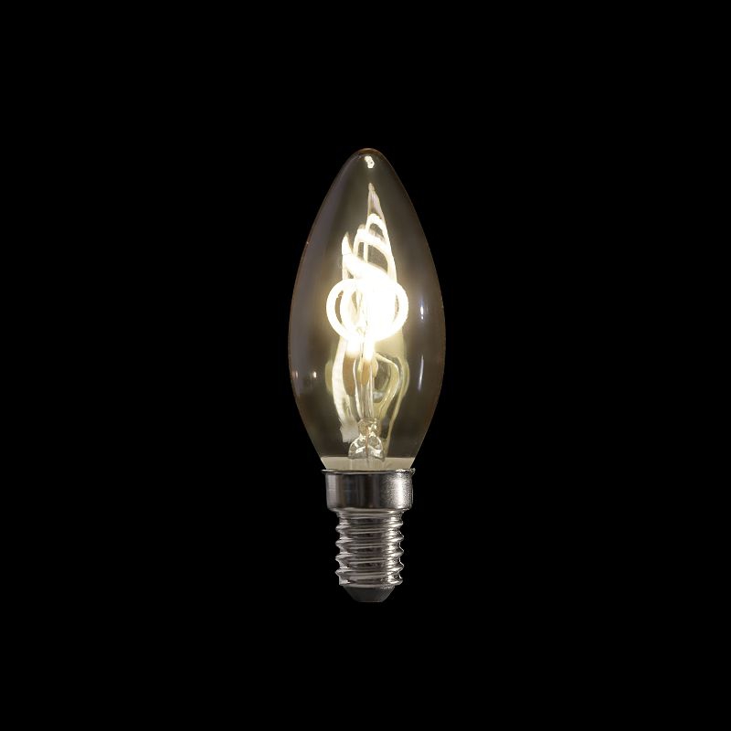 Showtec LED Filament Candle Bulb B10- E27, 2W LED