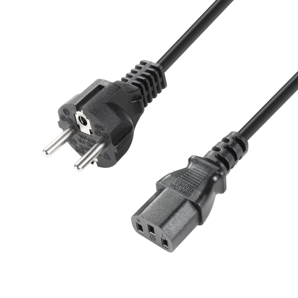 Adam Hall Cables 8101KB0050 Kaltgeräte/Schuko 0,5M