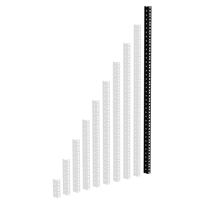 Adam Hall 61535B20 HD Rackschiene schwarz 20HE