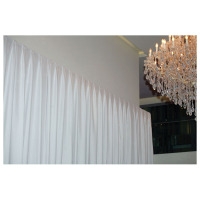 P&D curtain - Medium Gloss Satin Pleated, 30