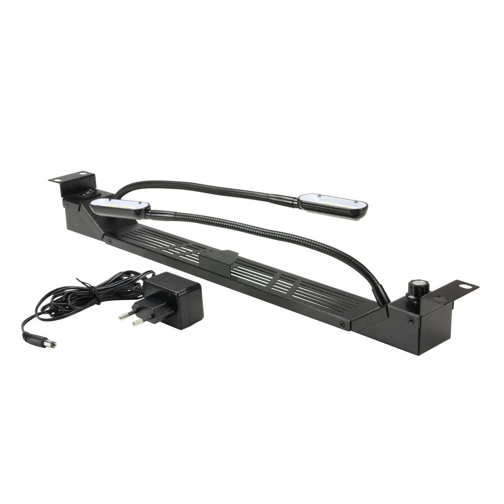 Adam Hall 19 Zoll LED 2er Schwanenhals Racklight