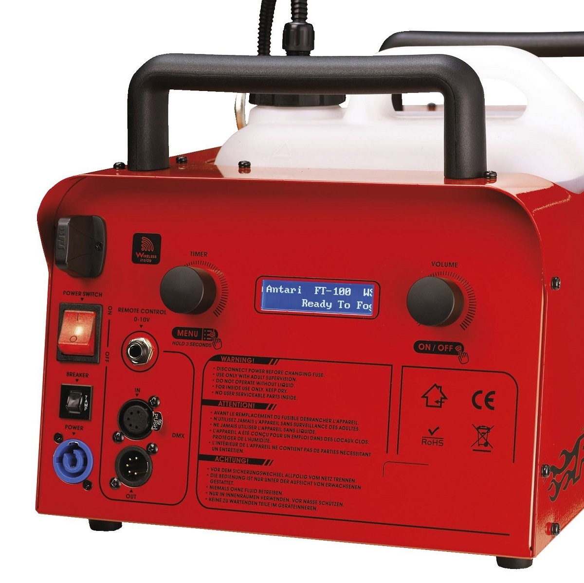 Antari FT-100, 1500 Watt Feuerwehrnebelmaschine