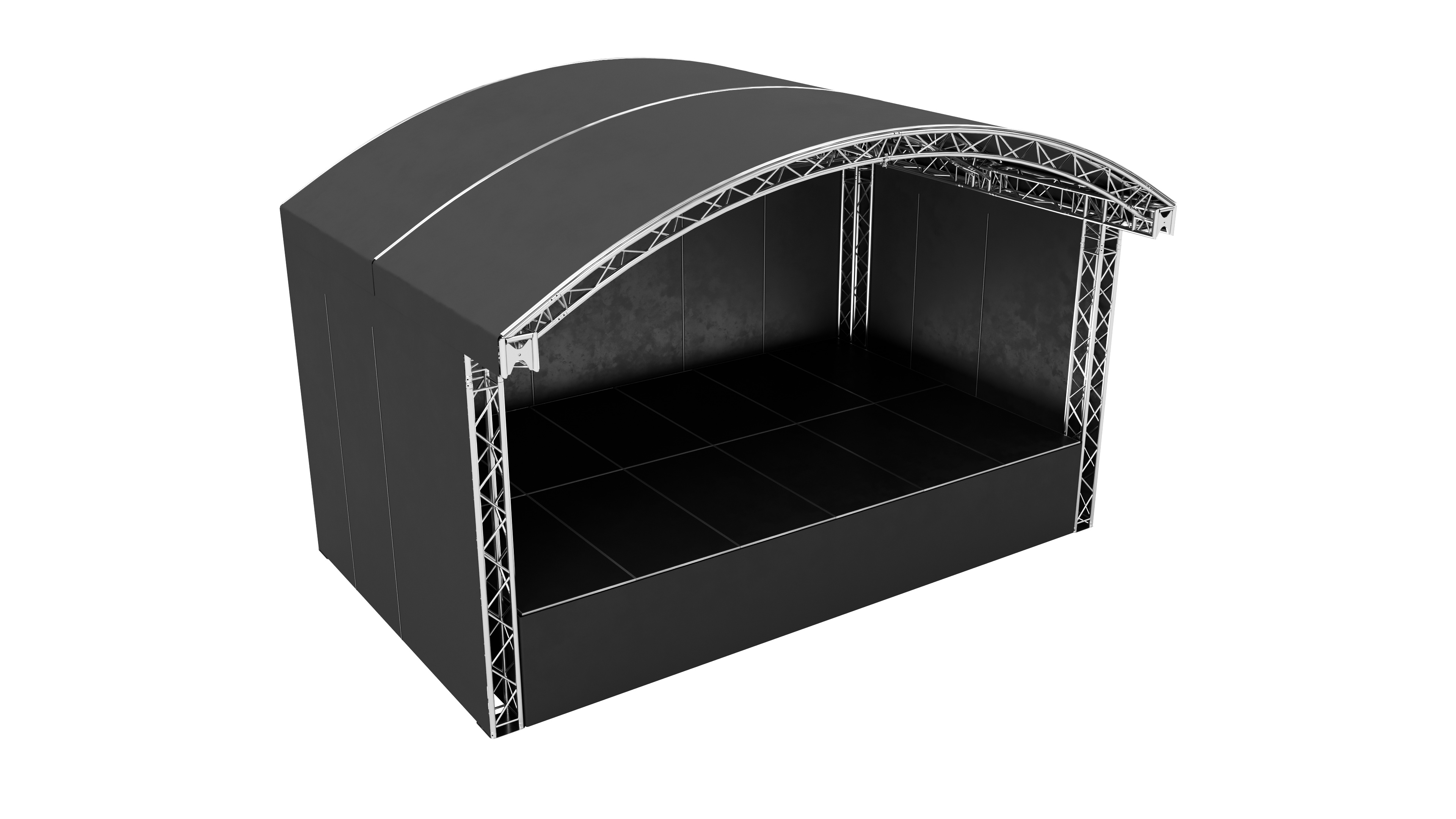 Global Truss Rundbogenbühne 6x4m Traversensystem