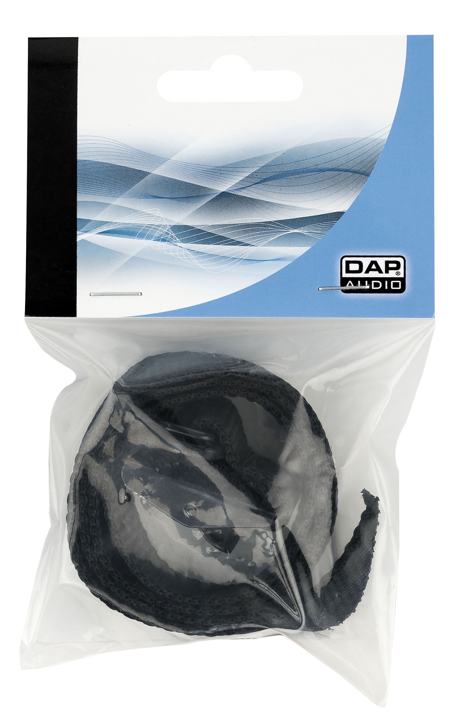 DAP-Audio Cable Strap, schwarz, 25x750mm