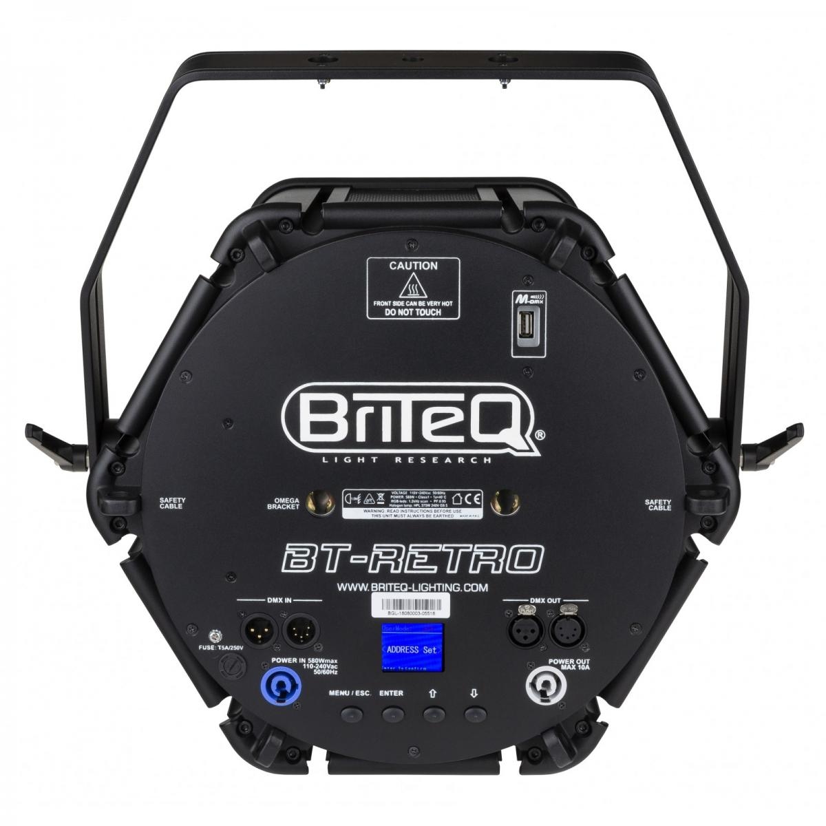 Briteq BT-RETRO Scheinwerfer 48x3,5 Watt RGB Led´s