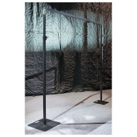 Baseplate 350(l) x 300(w)mm - 4Kg, Black (powder c