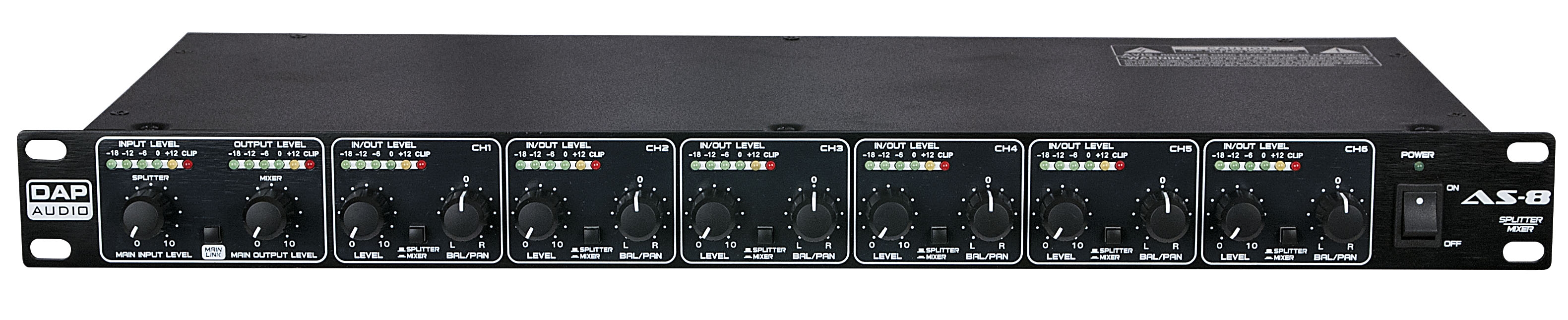 DAP-Audio AS-8 Audio Splitter & Mixer