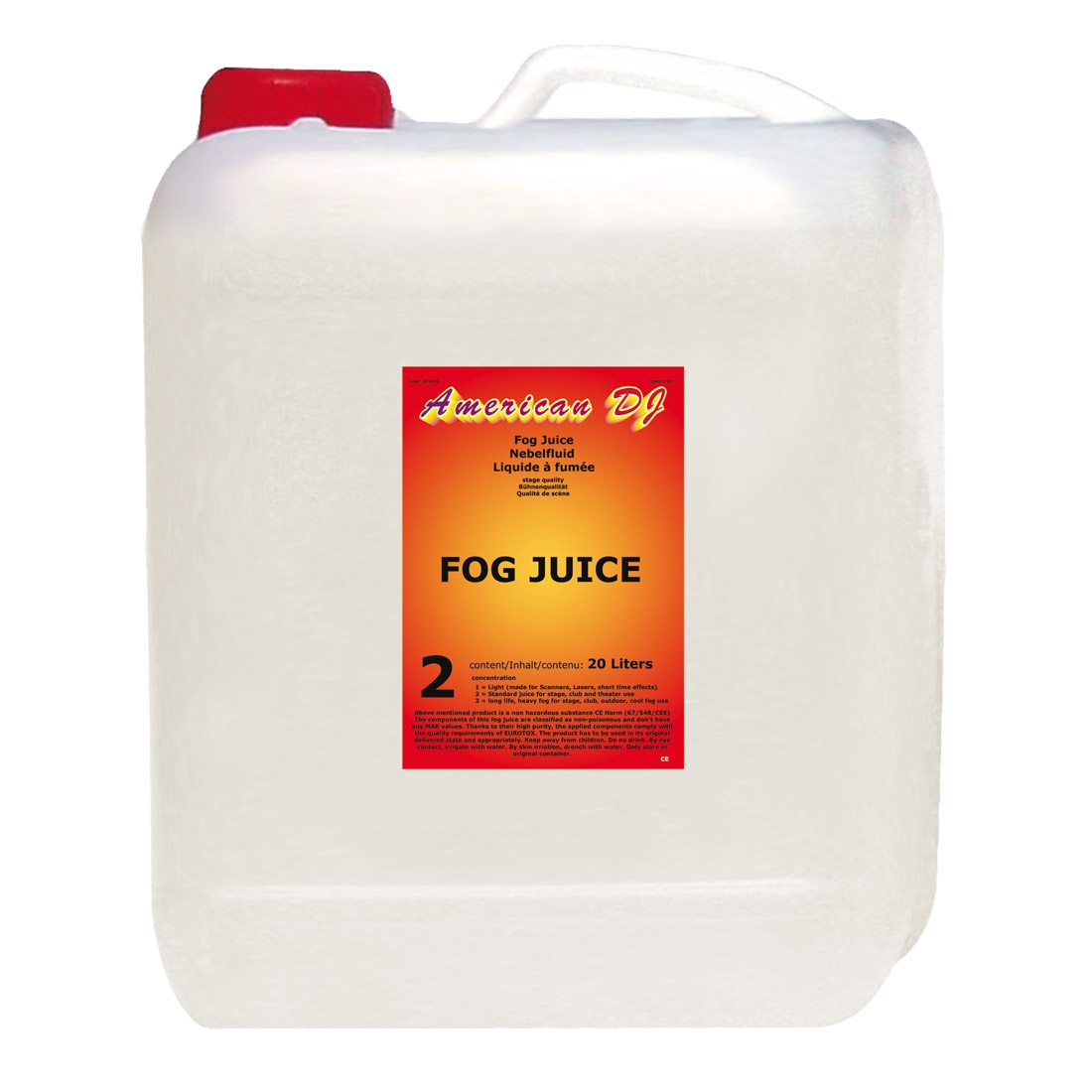ADJ Fog juice 2 Medium 20 Liter