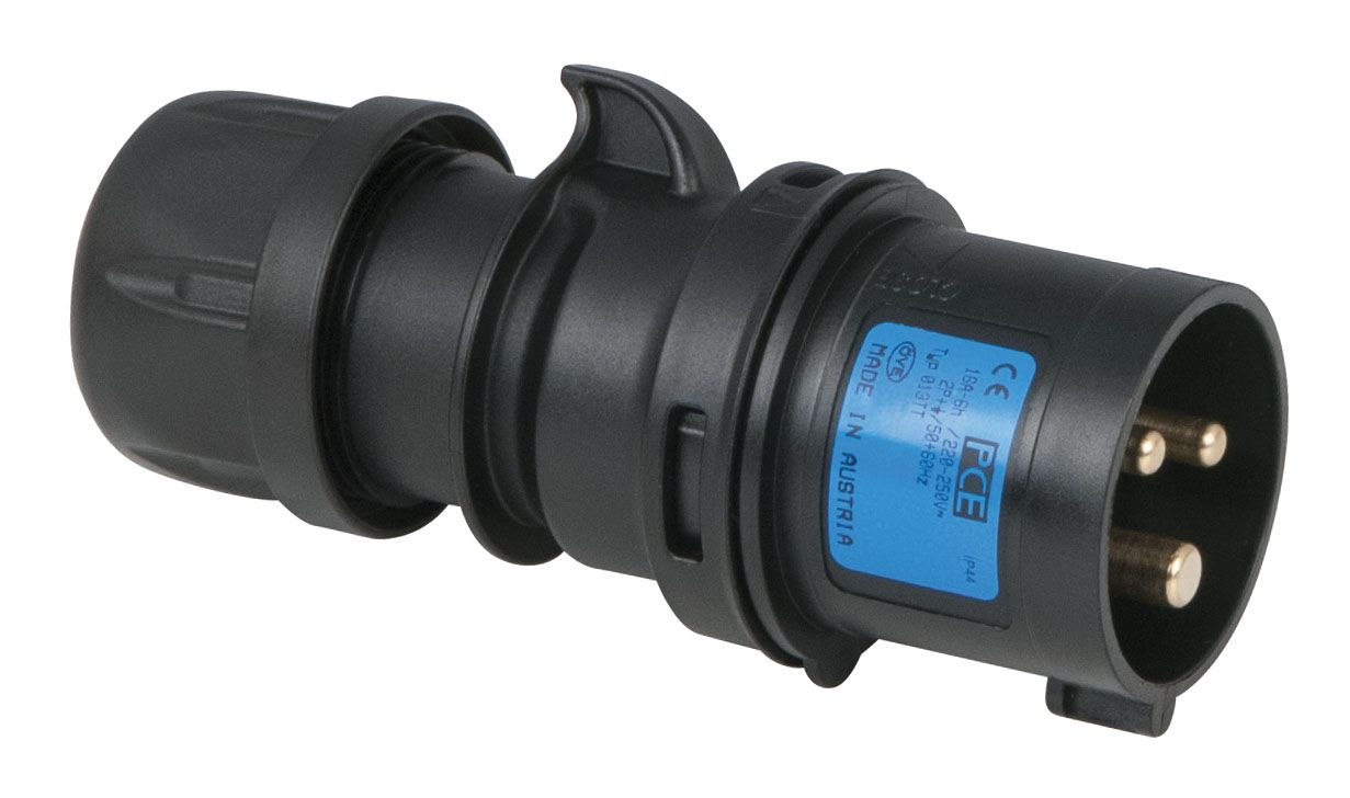 PCE Turbo Twist 3pol. Stecker 240 Volt, schwarz