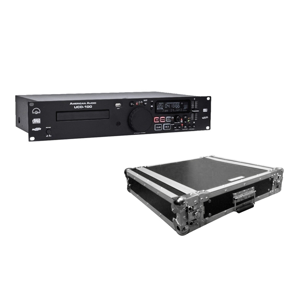 American Audio UCD100 Single/MP-3 Player mit Case