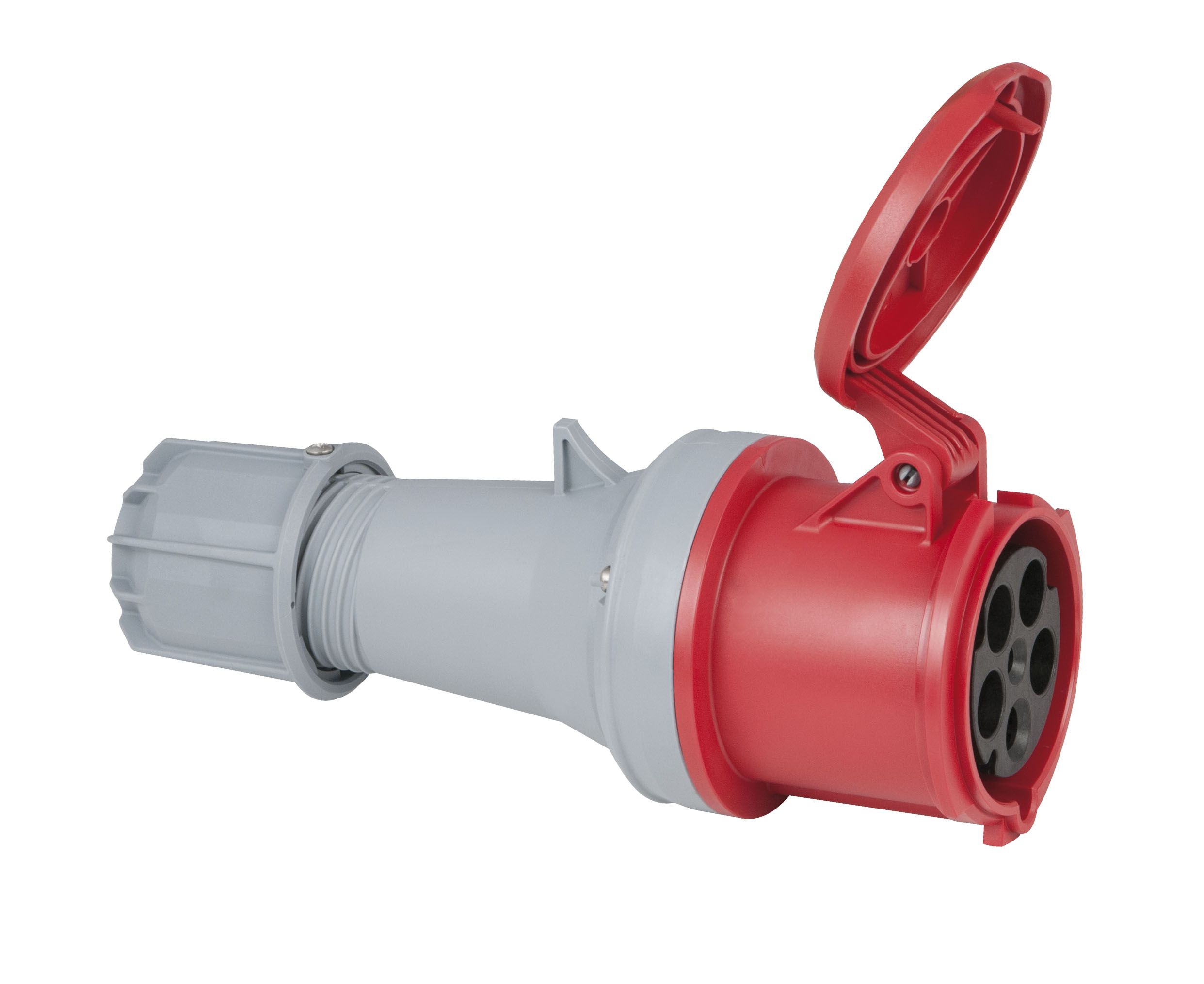 PCE CEE 63Amper 400Volt, 5pol. Stecker female rot