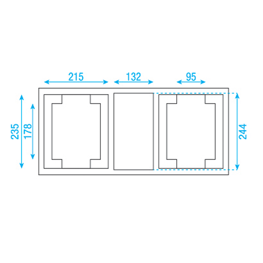 Showtec LCA-PHA6 Case für 2x Phantom 25/50