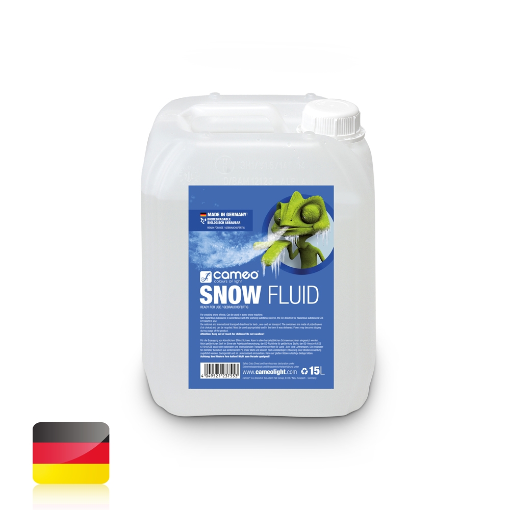Cameo SNOW FLUID 15L Spezialfluid für Schneemaschi