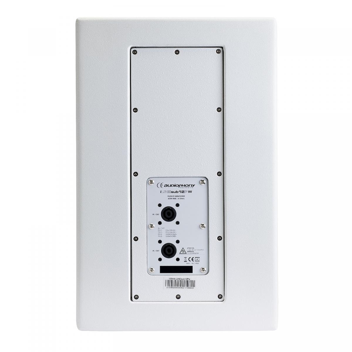 Audiophony iLINEsub12Pw 800 Watt weiß