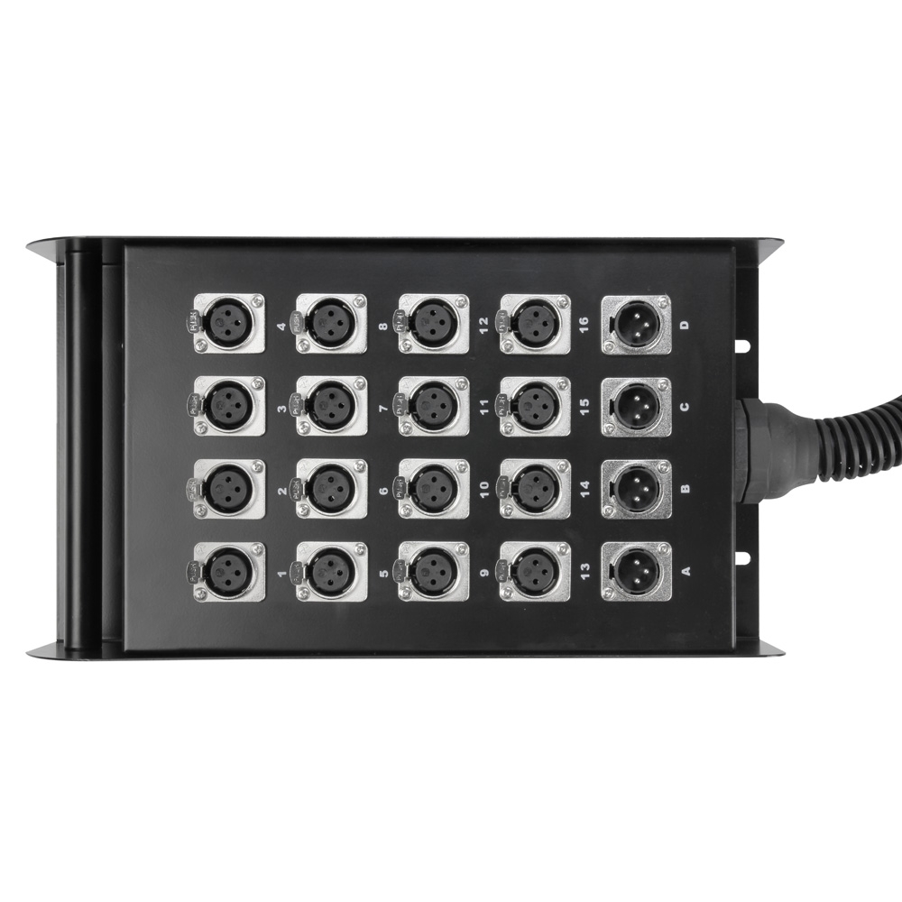 Adam Hall Multicore mit Stagebox 16/4 50 m