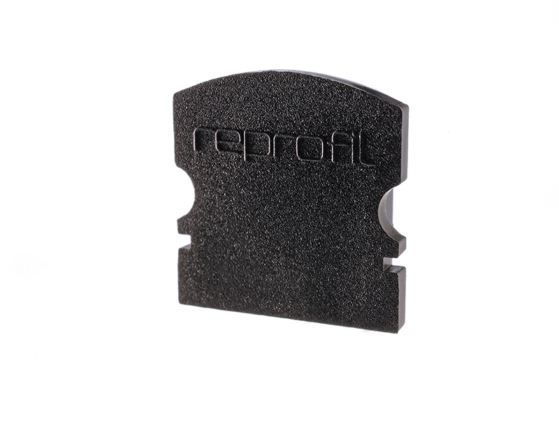 REPROFIL Endkappe F-AU-02-10 schwarz 16mm 2Stk