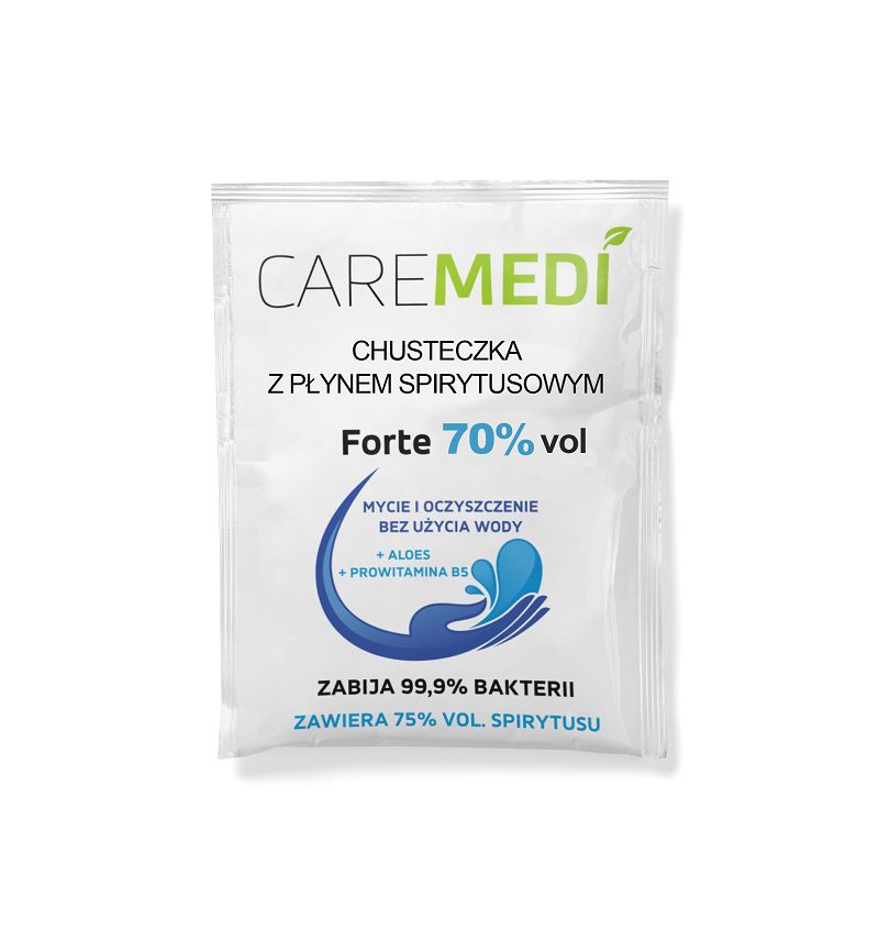 CAREMEDI Desinfektionstuch 3ml mit ALOE&VitaminB5