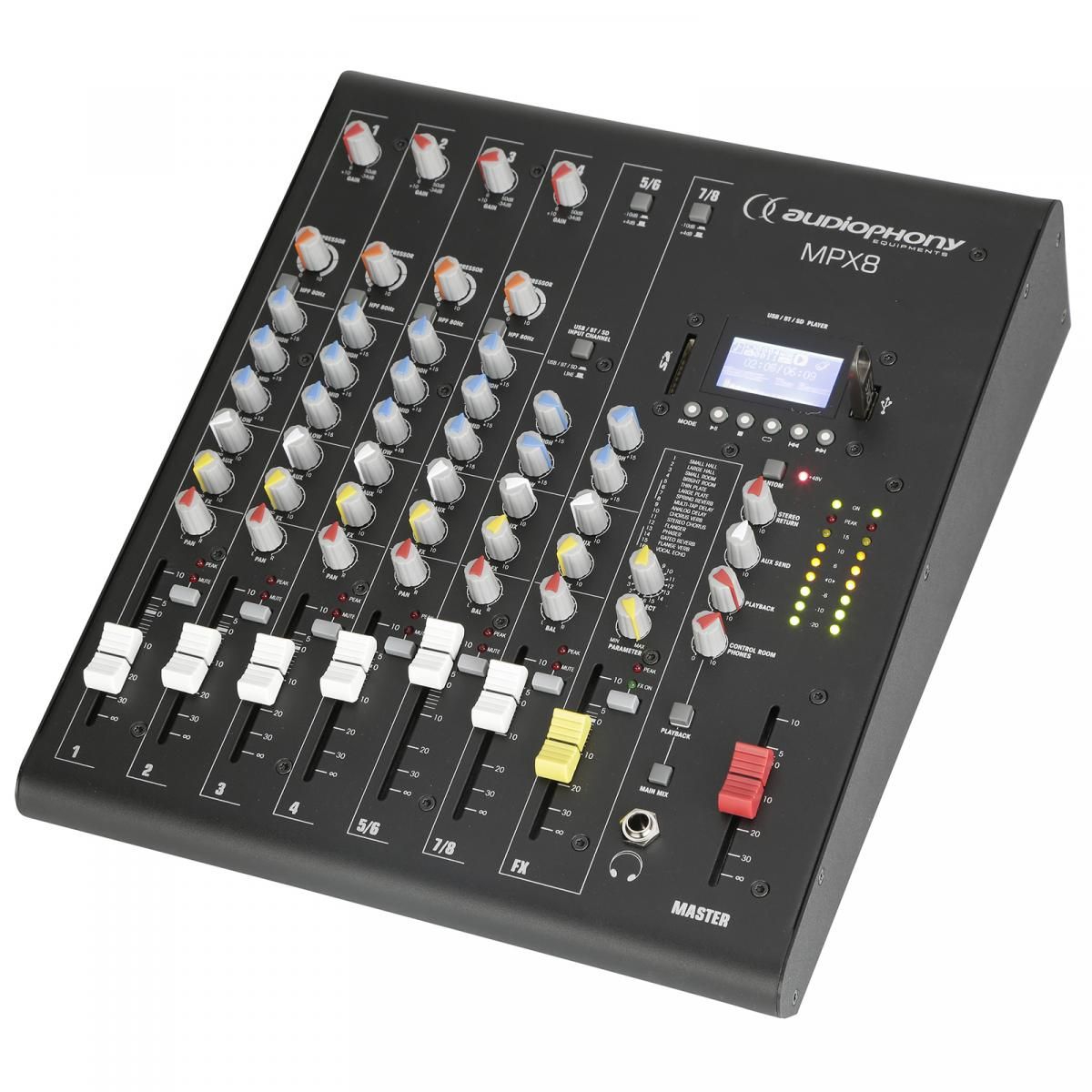 Audiophony MPX8 8-Kanal Mischpult